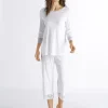 HANRO Moments Capri-Pyjama Mit Spitze 14