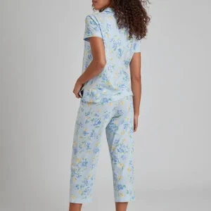 Lauren By Ralph Lauren Classic Knits Capri-Pyjama, Durchgeknöpft 6