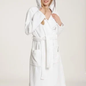 Marc O’Polo Classic Bathrobe Bademantel Mit Kapuze Länge 120cm 6