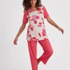 RINGELLA Women Pyjama Mit 7/8-Hose 13