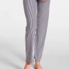 Tom Tailor Loungewear Gestreifte Hose Mit Logobund 20