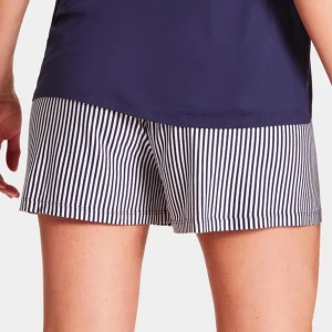 Tom Tailor Loungewear Gestreifte Shorts Mit Logobund 8